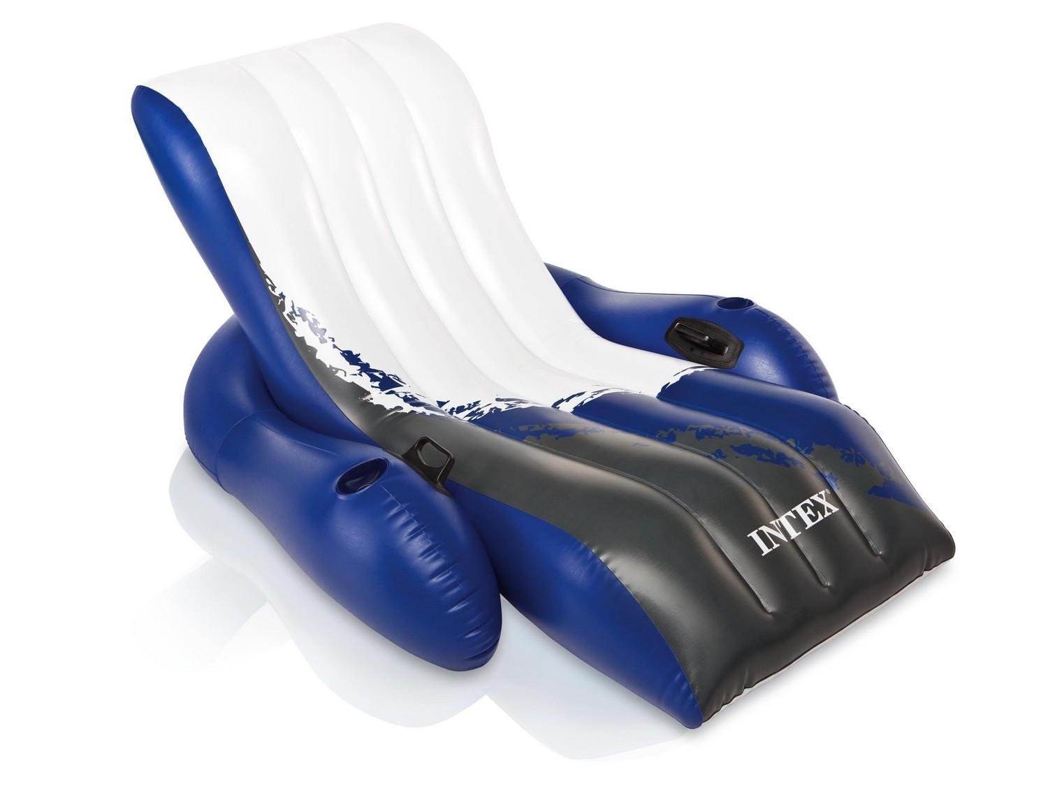 Шезлонг надувной для плавания Intex 58868 180х135 см (414500)