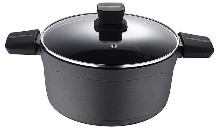 Кастрюля Bergner San Ignacio Bistro с антипригарным покрытием 20x10 см 2,7 л Черный