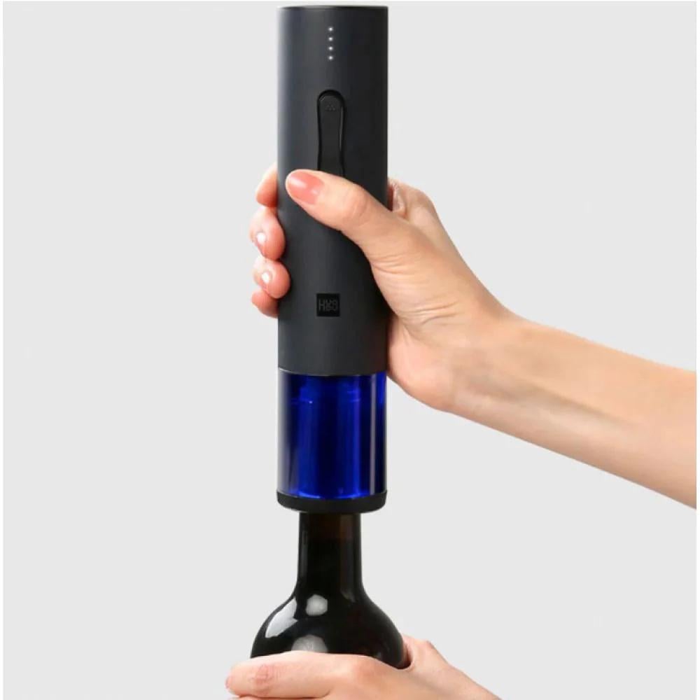 Электроштопор HuoHou HU0027 Electric Wine Bottle Opener USB Black - фото 7