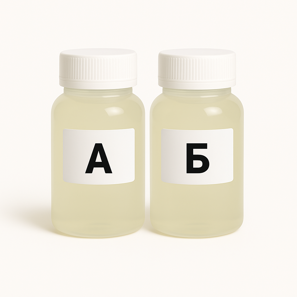 Харчовий силікон PLATINUM твердість 15 ШОР А на платиновій основі/ливарний двокомпонентний для виготовлення форм 4 кг (28106035)