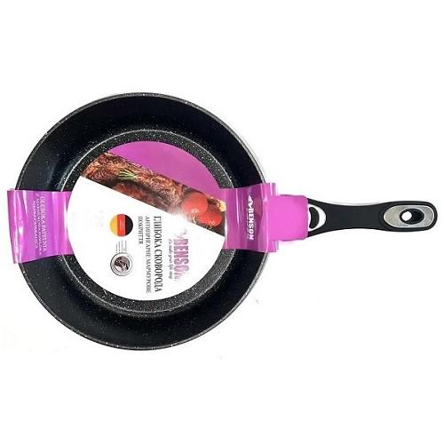 Сковорода Benson BN-477 мраморное антипригарное покрытие 22x6 см