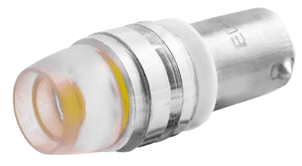 Автомобільна лампа світлодіодна LEDUA BA9S-1W with Lens Desing LED 12V Білий (420)