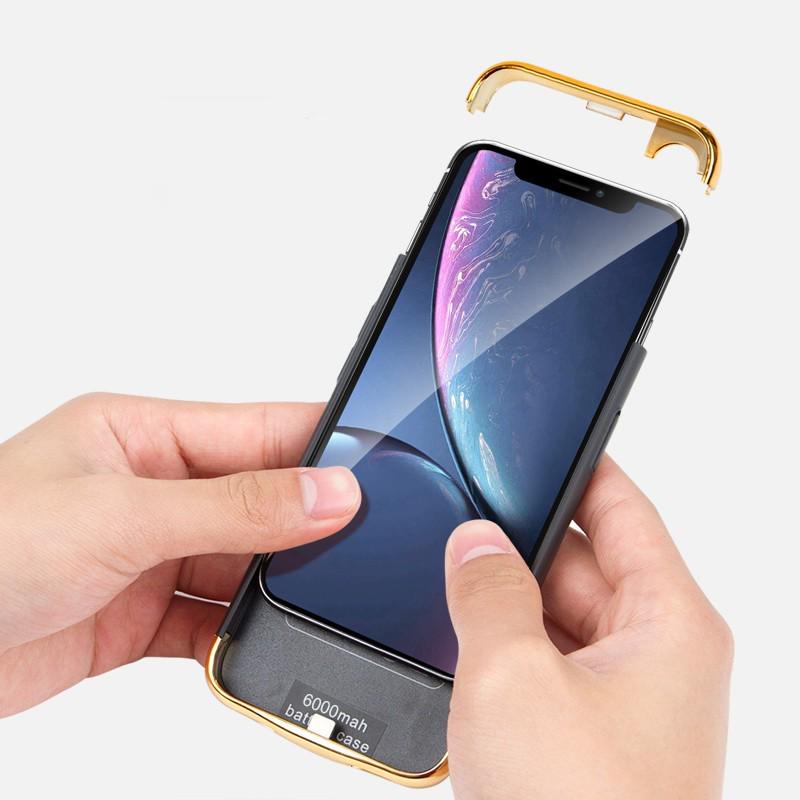 Чехол-аккумулятор XON PowerCase для iPhone 12 Pro 6000 mAh Black/Gold (11126010) - фото 4