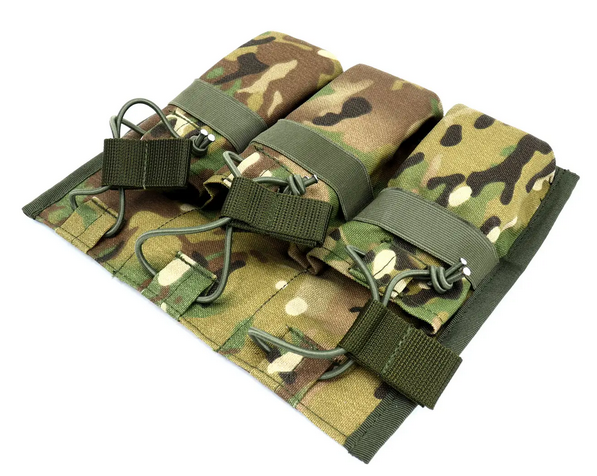 Підсумок під 3 магазини Cordura 1000D на гумці Мультикам - фото 4