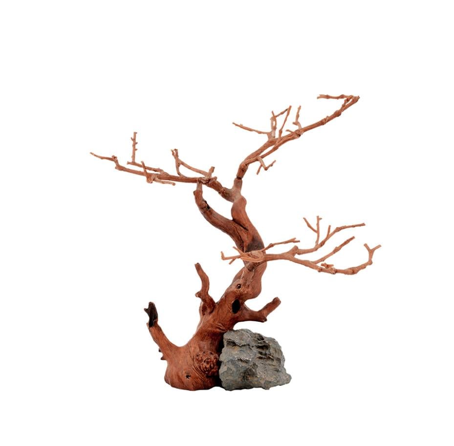 Декорация Tetradon Коряга на камнях 24,5х18х19 см (dt-TB226AS)