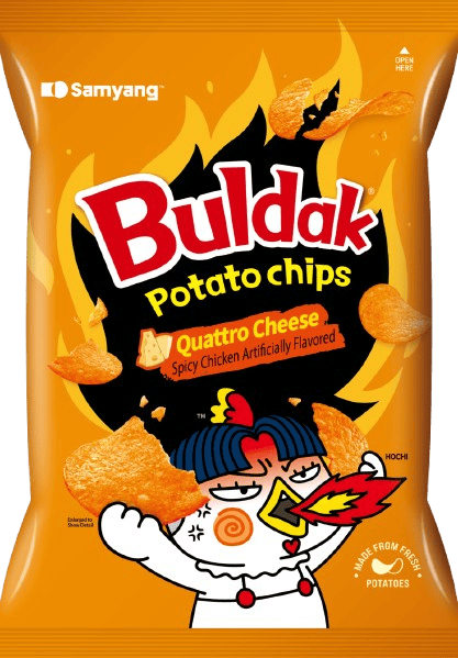 Чипси Samyang Buldak Potato Chips Quattro Cheese 55 г (2810786224) Чипси Samyang Buldak Potato Chips Quattro Cheese 55 г (2810786224)