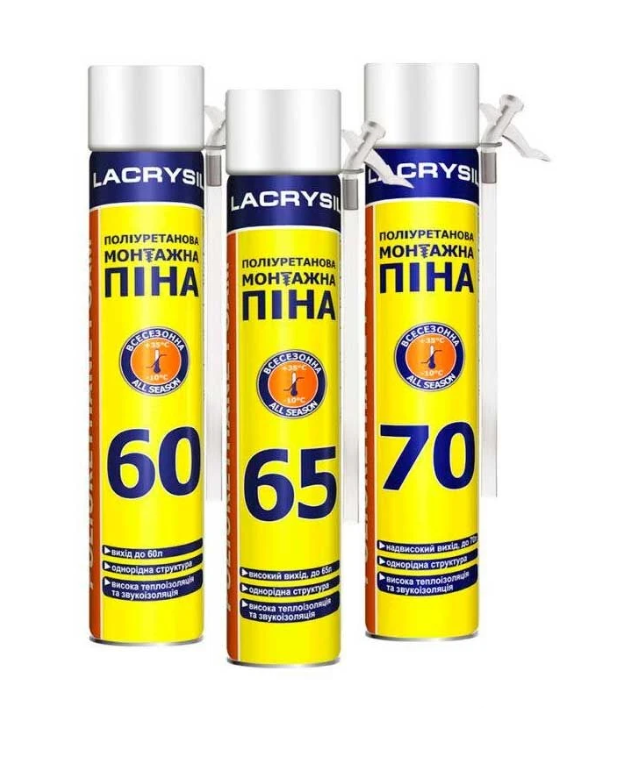 Піна побутова Lacrysil 60" всесезонна ручна 750 мл