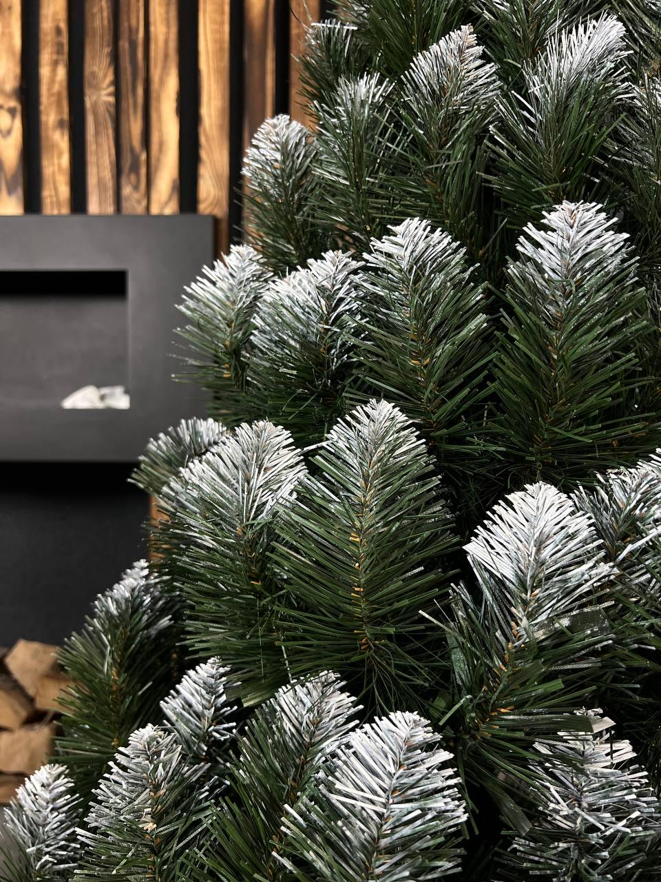 Искусственная елка Снежная королева с белыми кончиками 1,3 м Зеленый (YA678255) - фото 3 Искусственная елка Снежная королева с белыми кончиками 1,3 м Зеленый (YA678255) - фото 3