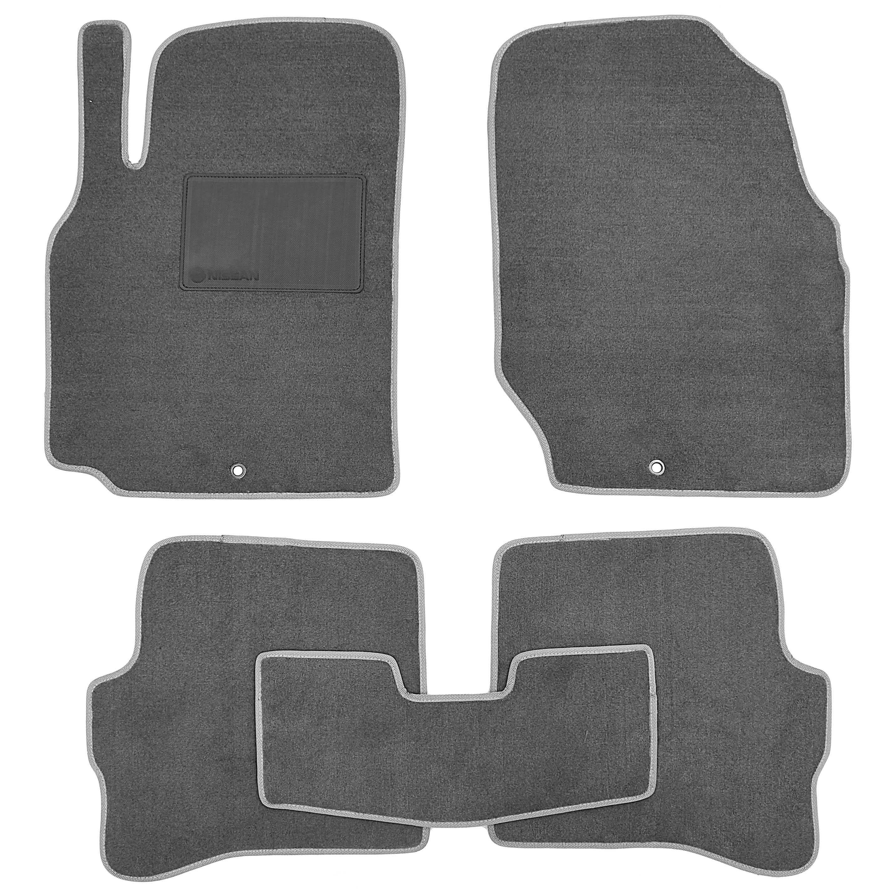 Коврики в салон Optimal для Nissan Almera Classic 2006-2013 текстильные Серый (168954)