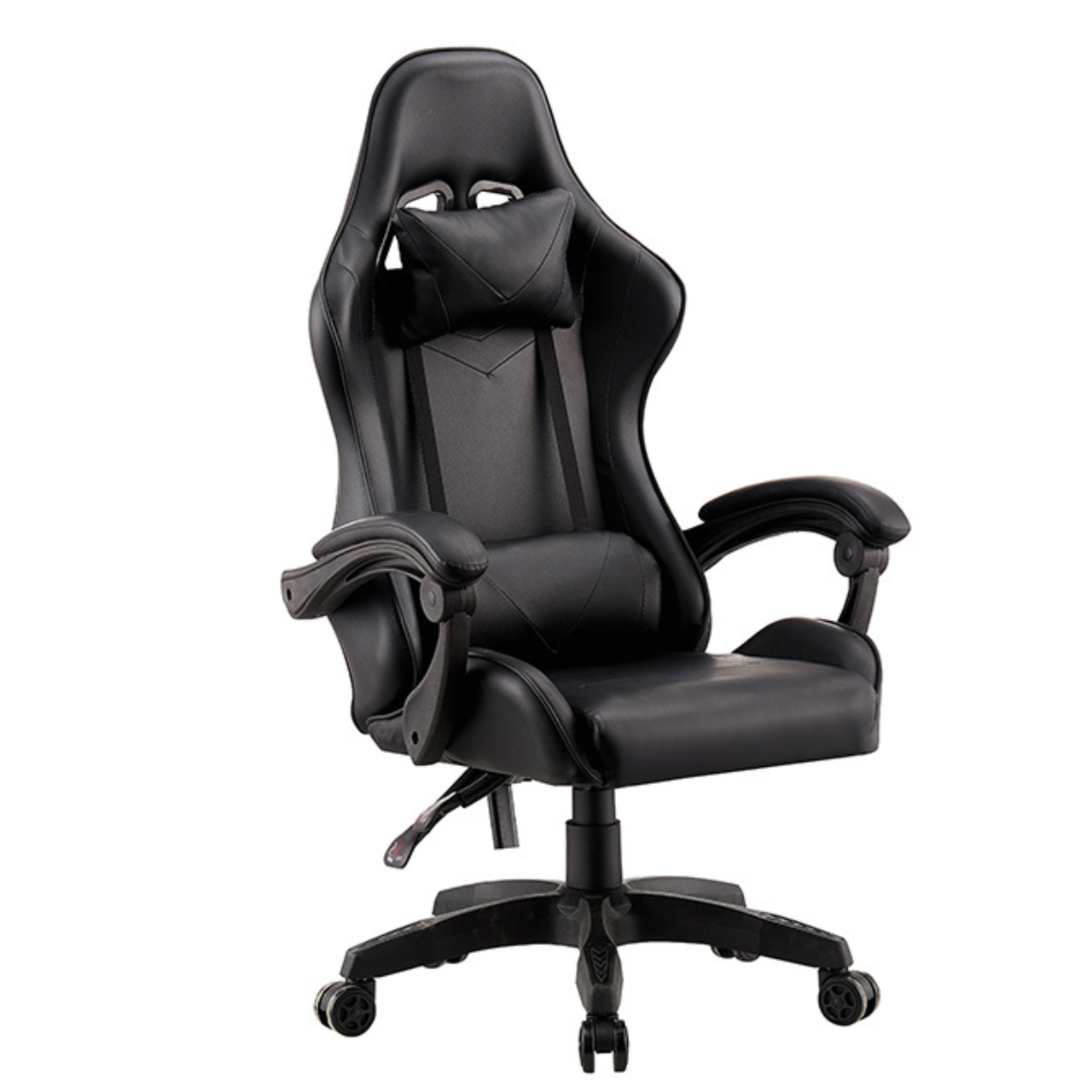 Крісло ігрове комп'ютерне з подушками Racer Pro Чорний - фото 4 Крісло ігрове комп'ютерне з подушками Racer Pro Чорний - фото 4