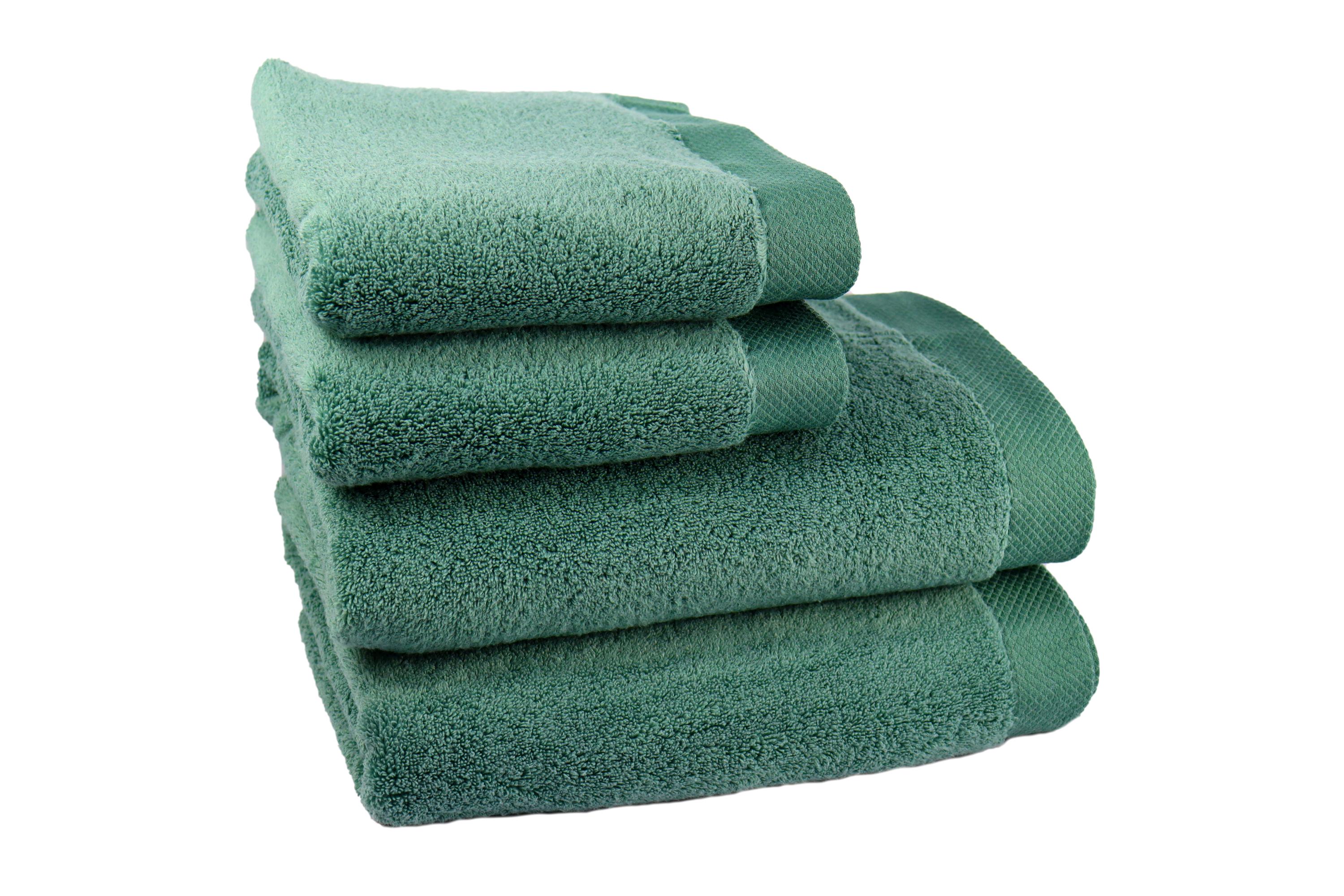 Рушник Lubow Microcotton 50х90 см 550 г/м2 Зелений - фото 5 Рушник Lubow Microcotton 50х90 см 550 г/м2 Зелений - фото 5