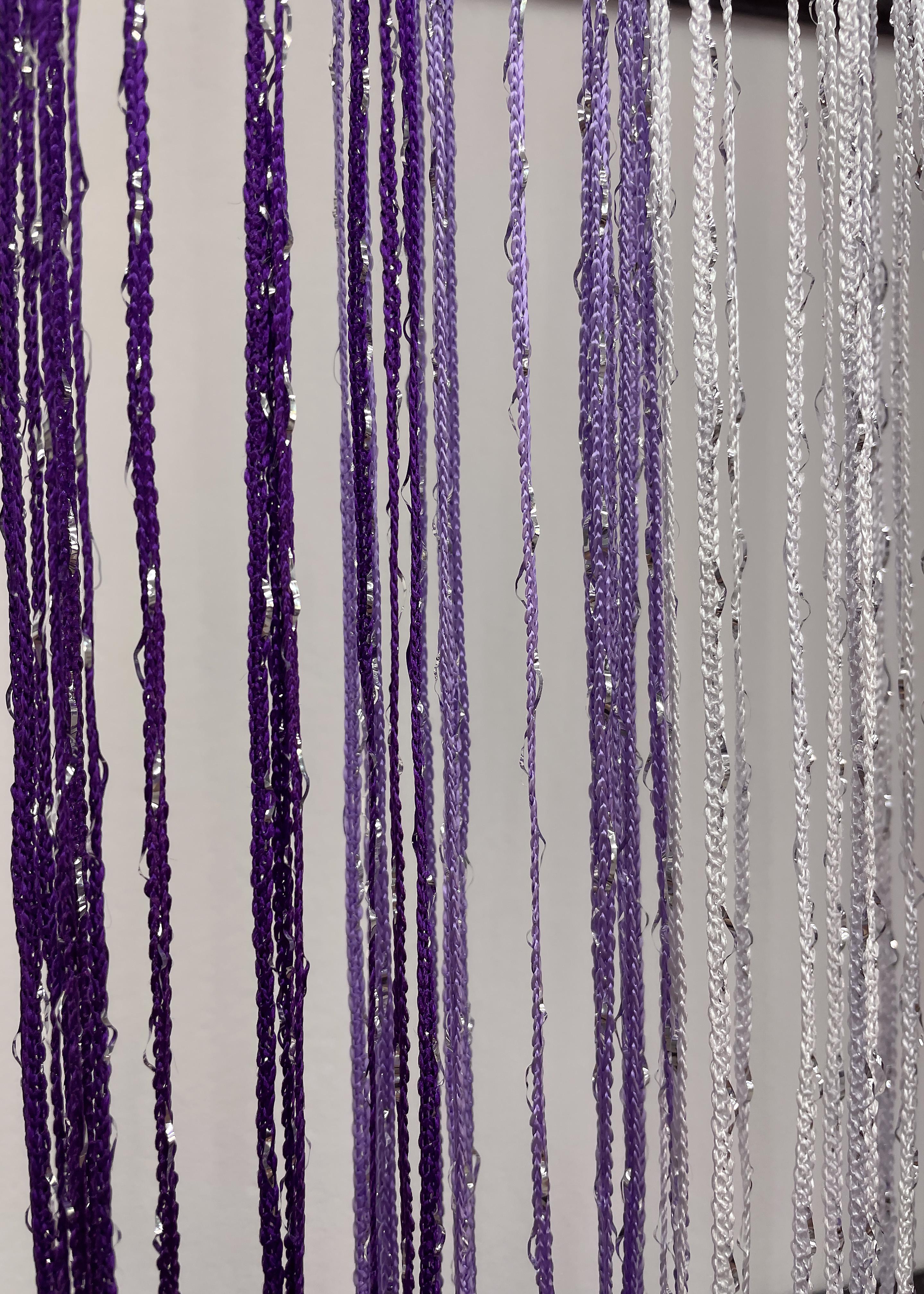 Шторы-нити с люрексом 300х300 см Фиолетовый/Сиреневой/Белый (61-081) - фото 8 Шторы-нити с люрексом 300х300 см Фиолетовый/Сиреневой/Белый (61-081) - фото 8