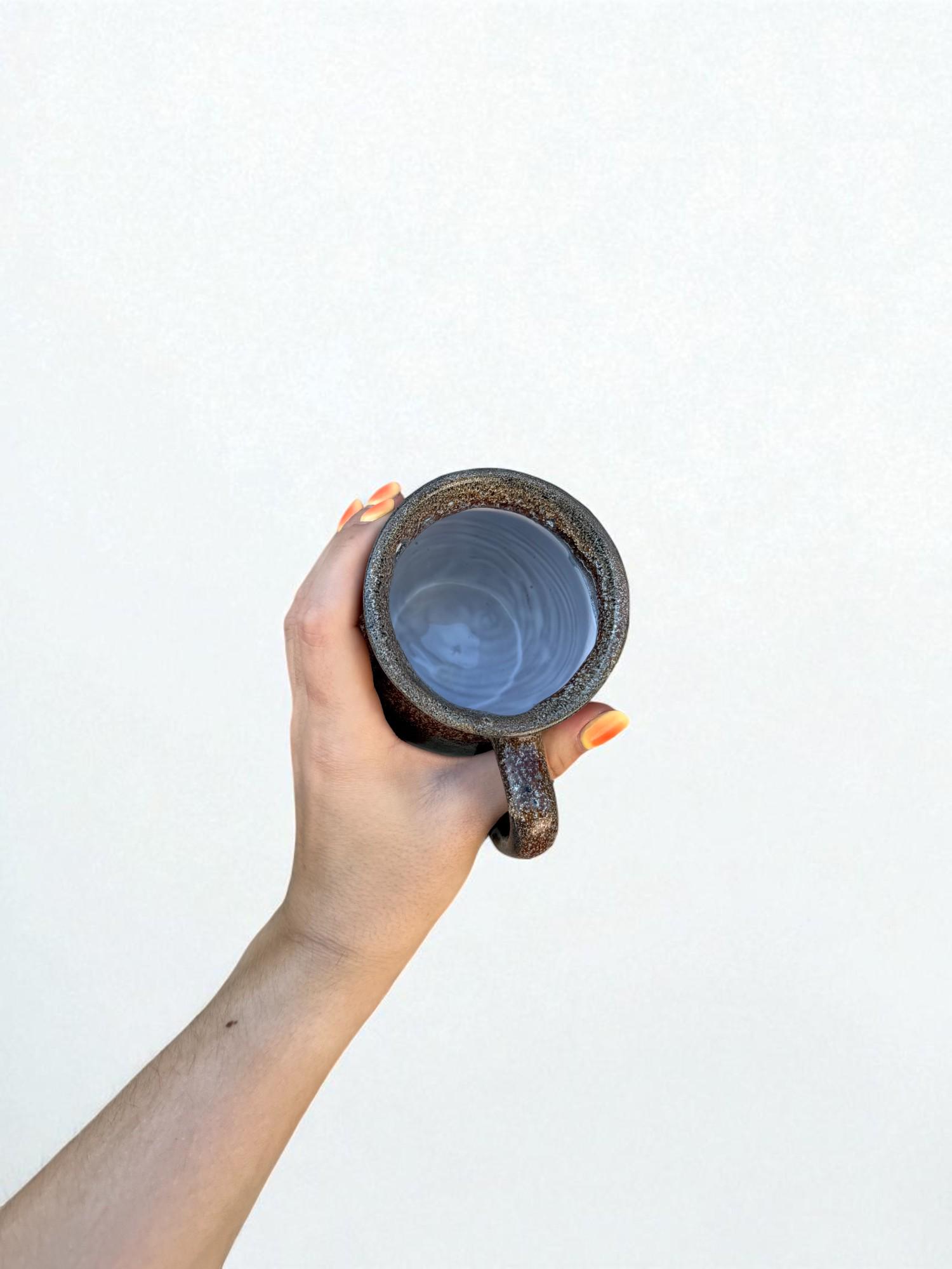 Чашка ручной работы "Котик 2" 450 мл (28833637) - фото 4 Чашка ручной работы "Котик 2" 450 мл (28833637) - фото 4