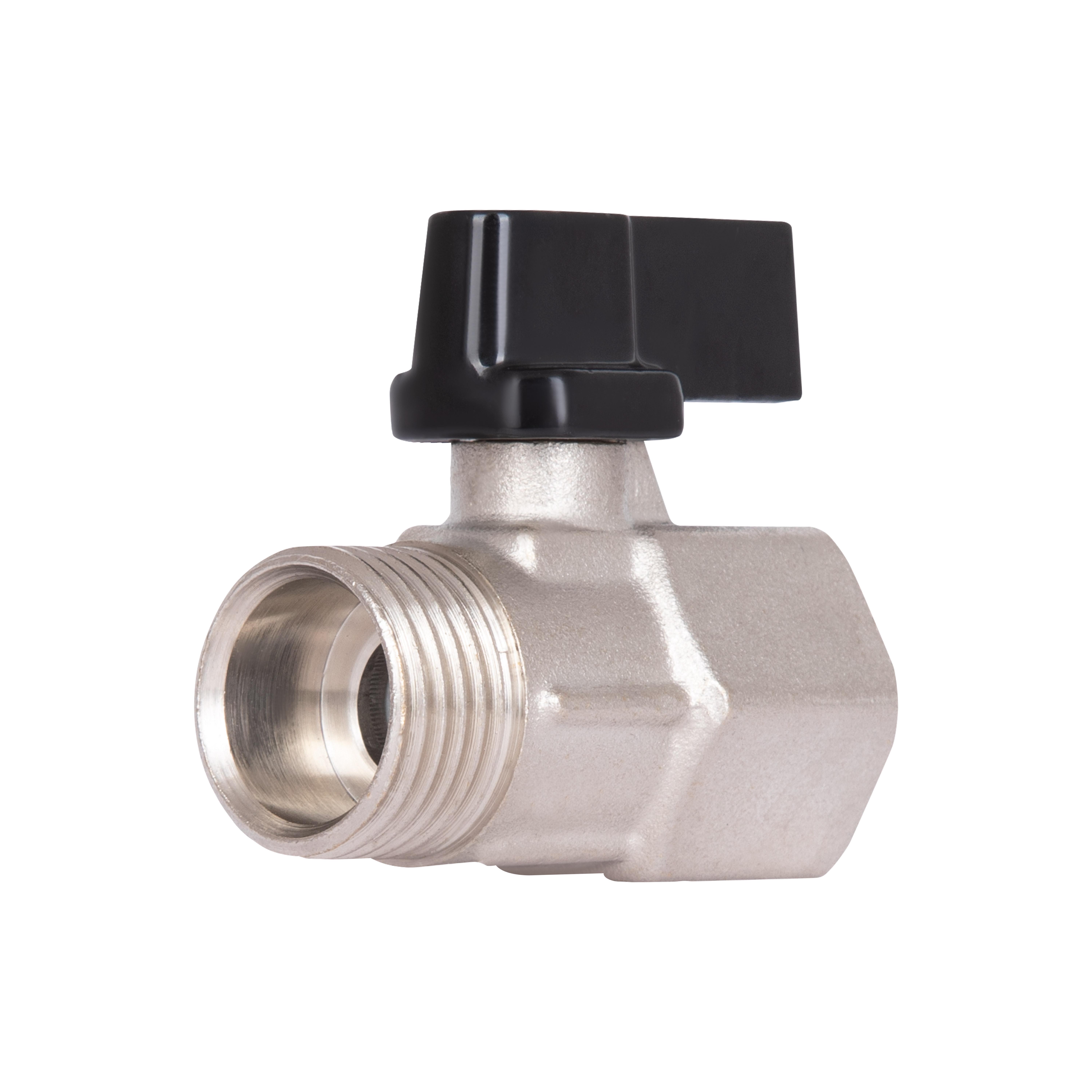 Кран шаровой мини Thermo Alliance Forte 1/2"ВЗ прямая полубабочка (SF266W15)