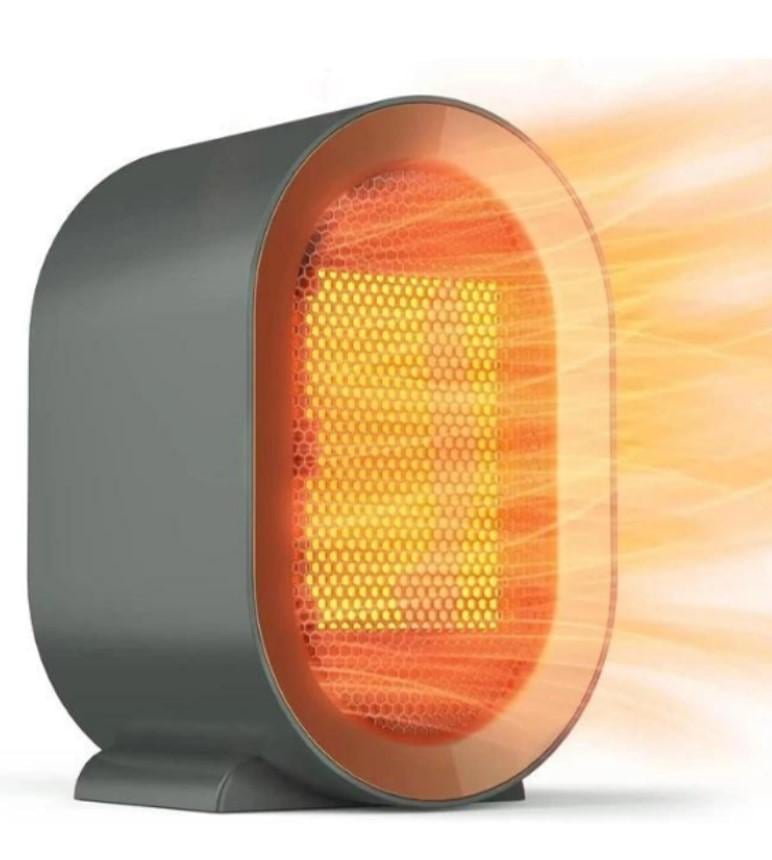 Тепловентилятор настольный AIR Heater Мини керамический 1200W Зеленый (MX-00008902G) - фото 5