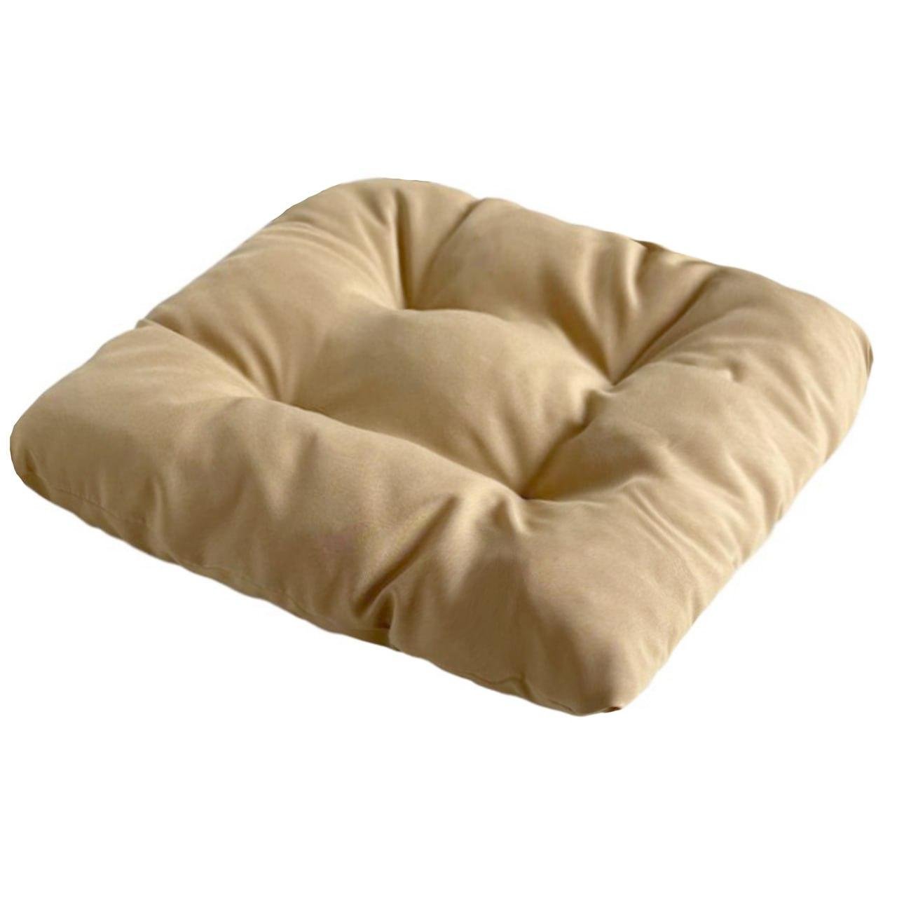 Подушка для стула/кресла/табурета 55х55х8 см Кремовый (2238085353) - фото 3 Подушка для стула/кресла/табурета 55х55х8 см Кремовый (2238085353) - фото 3