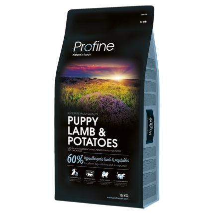 Корм для собак Profine Puppy с ягненком и картофелем 15 кг