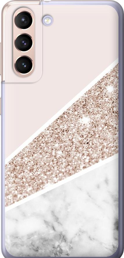 Чехол на Samsung Galaxy S21 Пастельный мрамор (4342u-2114-42517)
