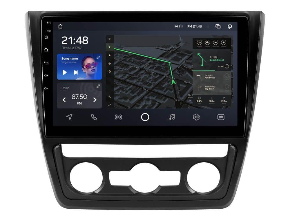 Штатная магнитола CYCLONE C10-003 4-64Gb 2k 4G DSP Skoda Yeti 5L 2009-2014