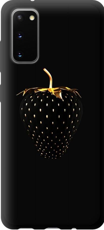 Чехол на Samsung Galaxy S20 Черная клубника (3585b-1824-42517)