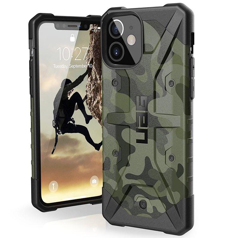 Ударопрочный чехол UAG Pathfinder камуфляж для Apple iPhone 12 mini (5.4") Зеленый (154442)