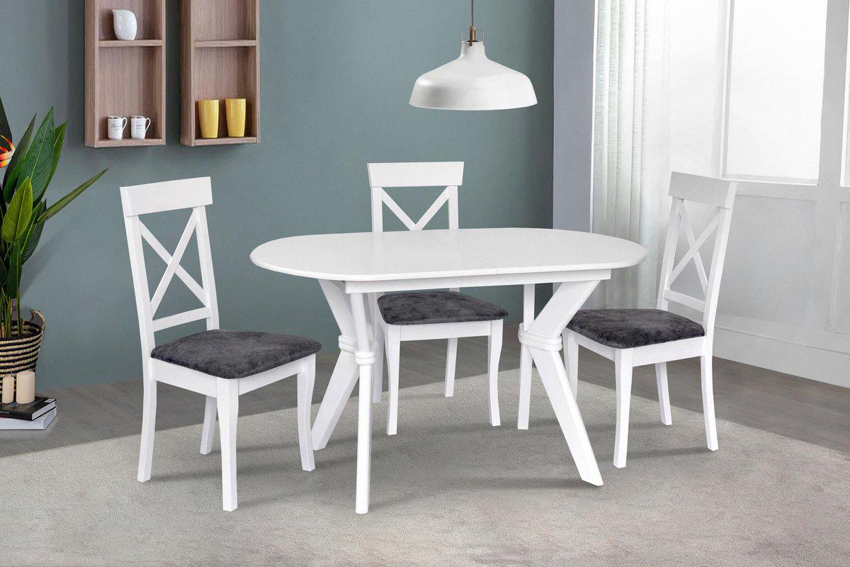 Кухонный стол обеденный Микс Мебель Брайтон 1290х340х810 мм Белый (А0044579) - фото 4