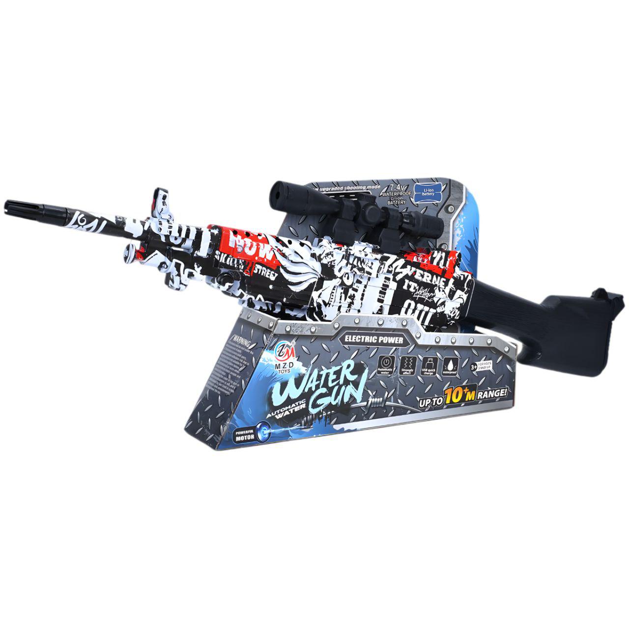 Автомат водяной M303-BC-1 электрический с прицелом и аккумулятором 76 см (26432884)