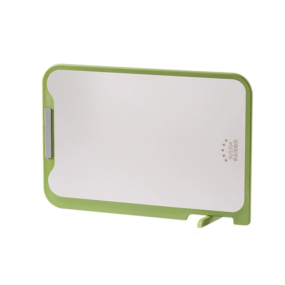 Доска кухонная для нарезки двусторонняя 26x37,5 см Зеленый (NR0246_4)