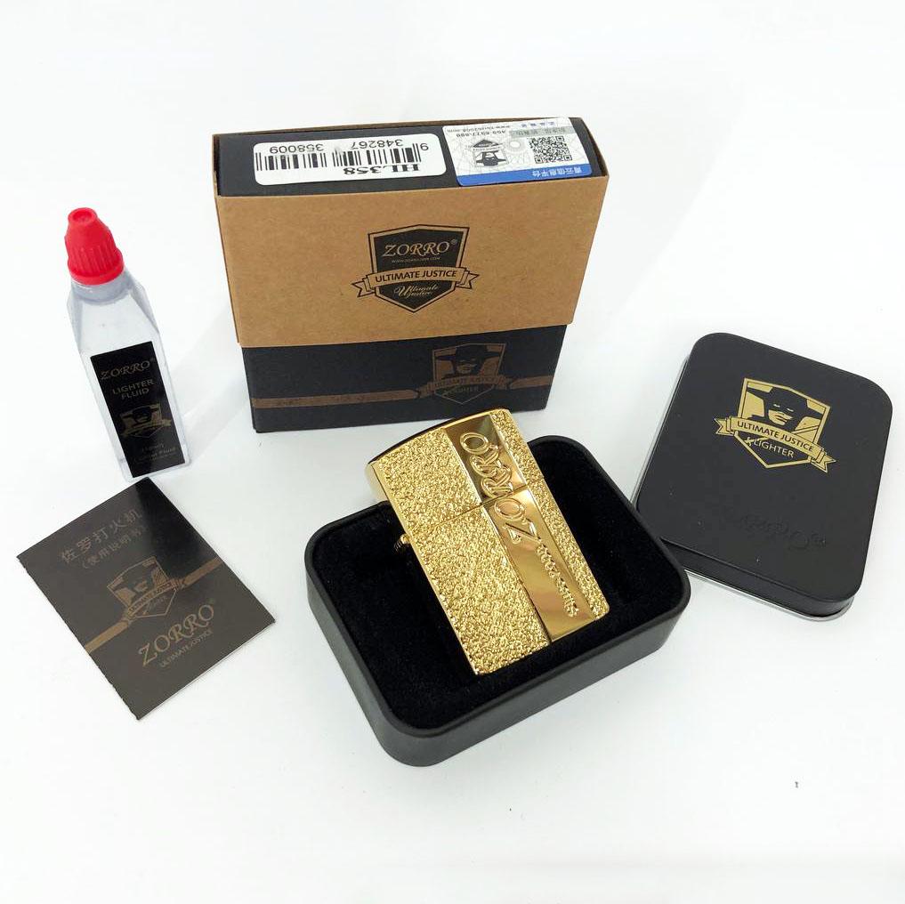 Набор для зажигалки бензиновая Zorro HL-358 Золото (310846) - фото 5 Набор для зажигалки бензиновая Zorro HL-358 Золото (310846) - фото 5