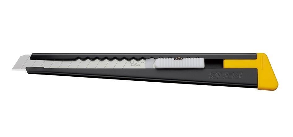 Нож сегментный Olfa 9 мм 180 BLACK металлический корпус (ОF-180 Black)