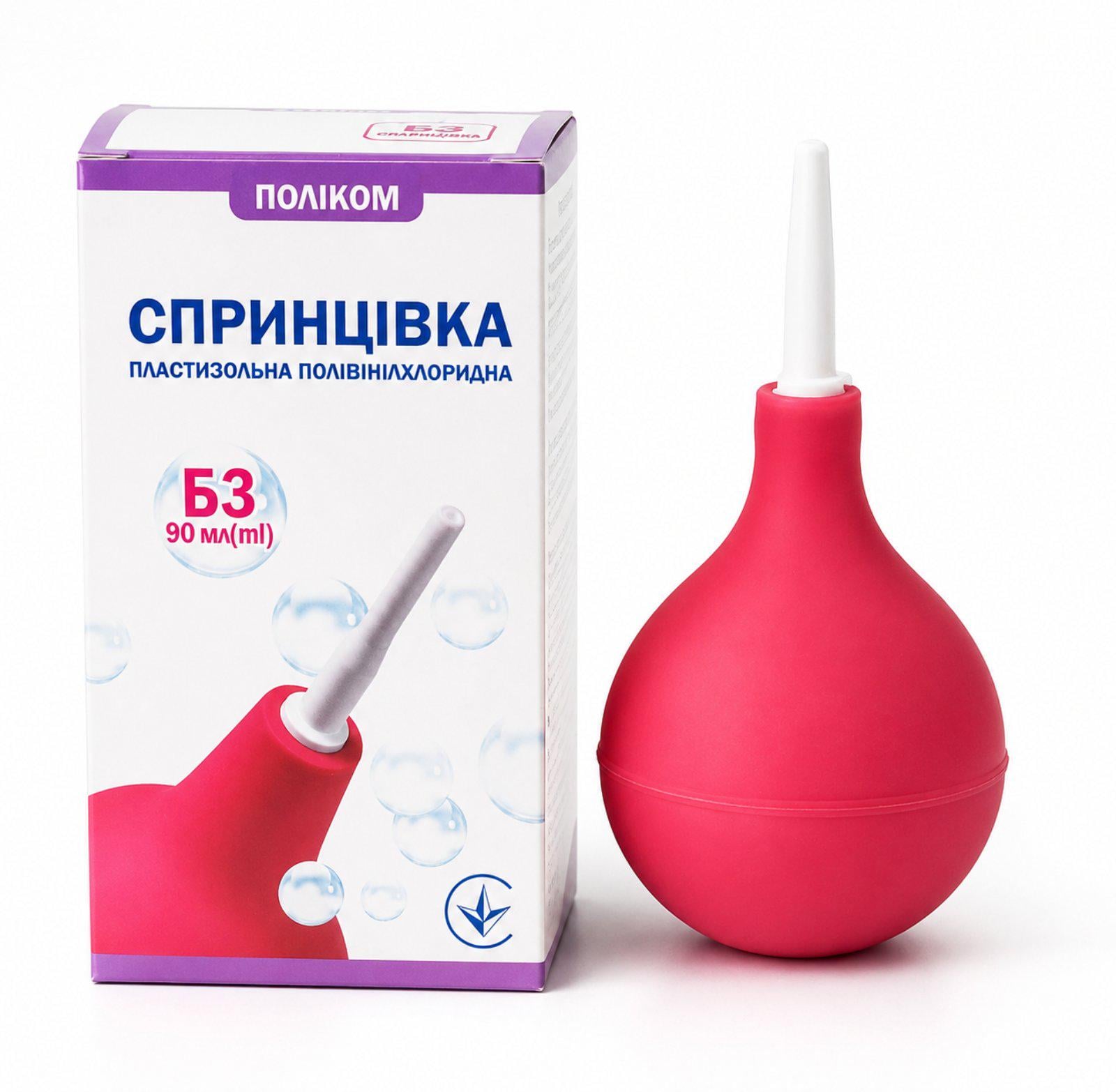 Спринцовка Поликом Б-3 90 мл с твердым наконечником (37020686)