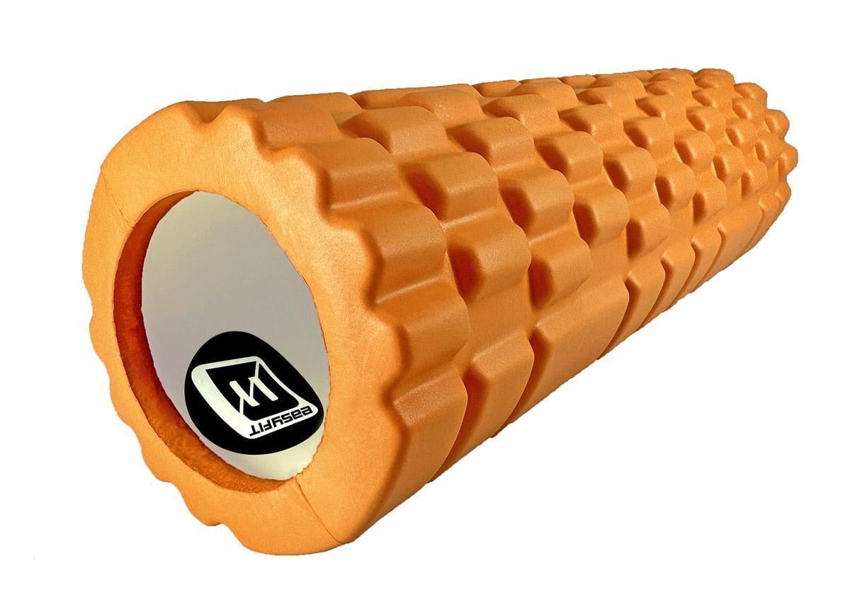 Массажный роллер EasyFit Grid Roller Mini 30 см Оранжевый (EF-2017-OR)