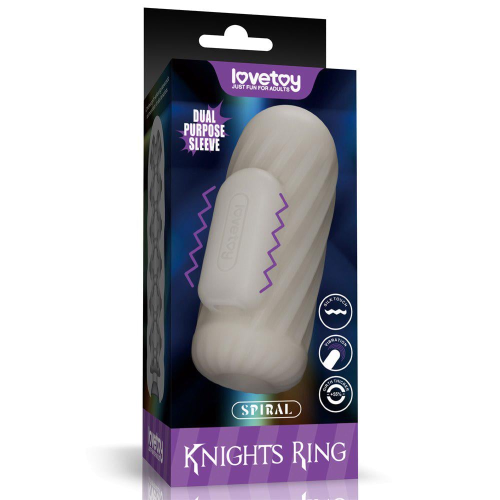 Мастурбатор LoveToy Knights Ring Vibrating Dual Purpose SleeveLoveToySpiral Мастурбатор LoveToy Knights Ring Vibrating Dual Purpose SleeveLoveToySpiral