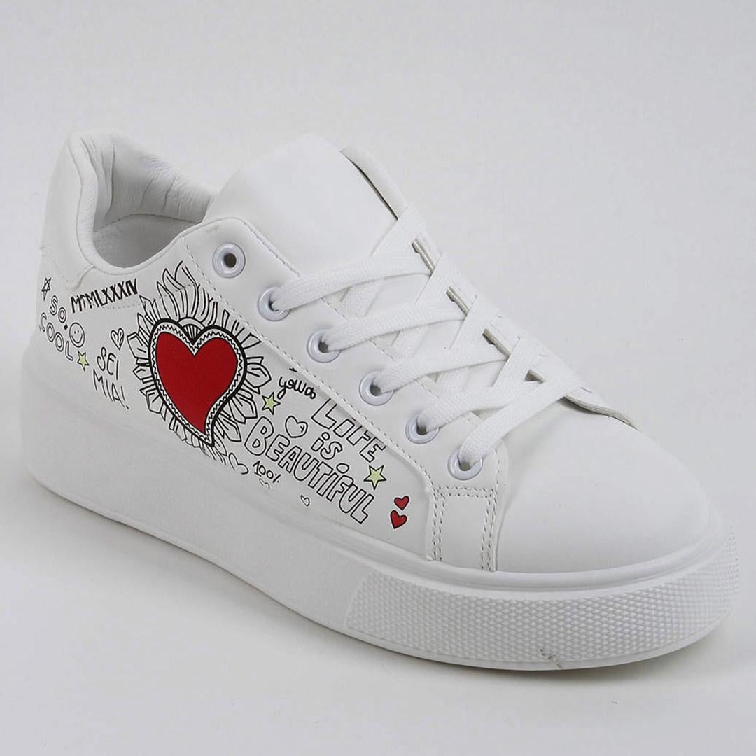 Кеды женские 339084 р. 39 24,5 см Белый