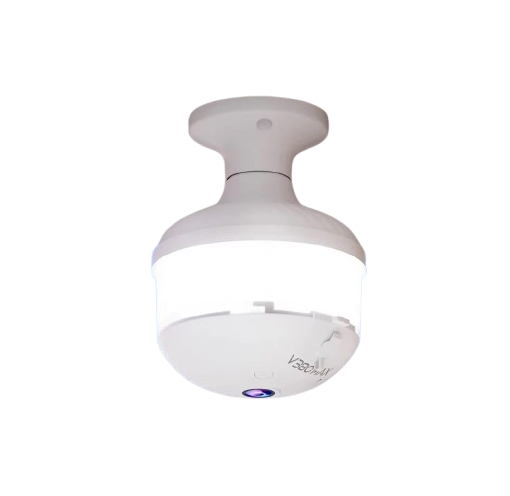 IP-камера видеонаблюдения Wi-Fi 4MP Ultra HD 360° LED-подсветка Белый