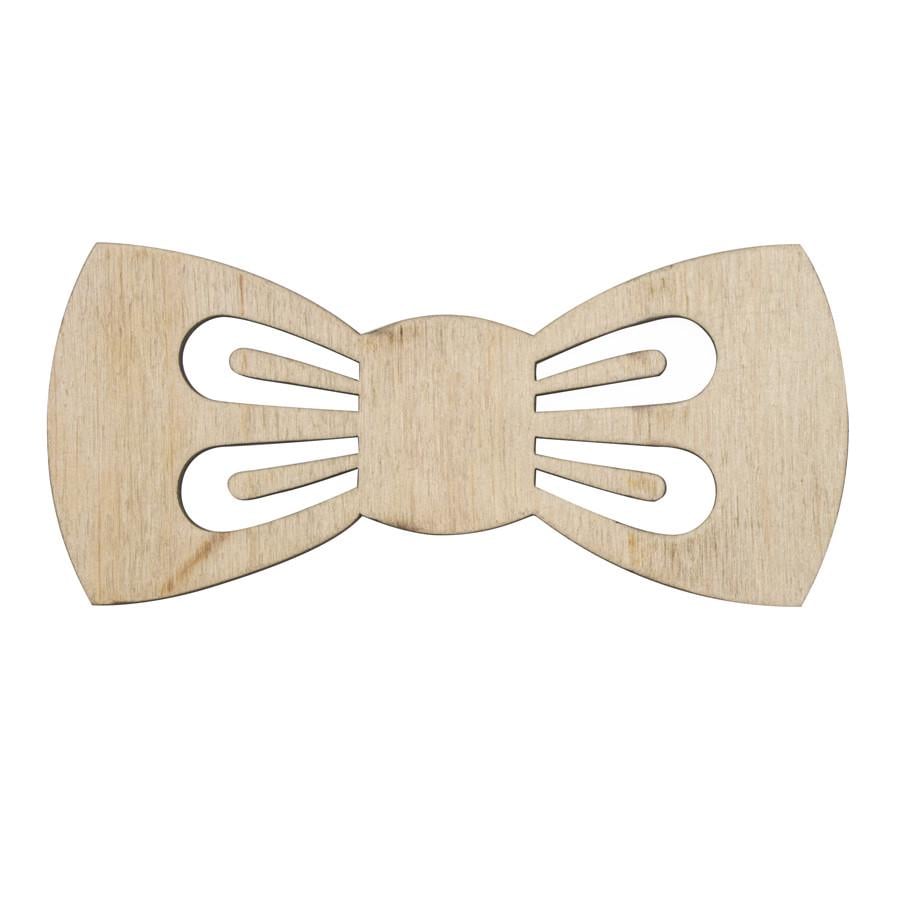 Заготовка для декупажа ROSA TALENT Галстук Бант 2 11х5 см 5 шт.