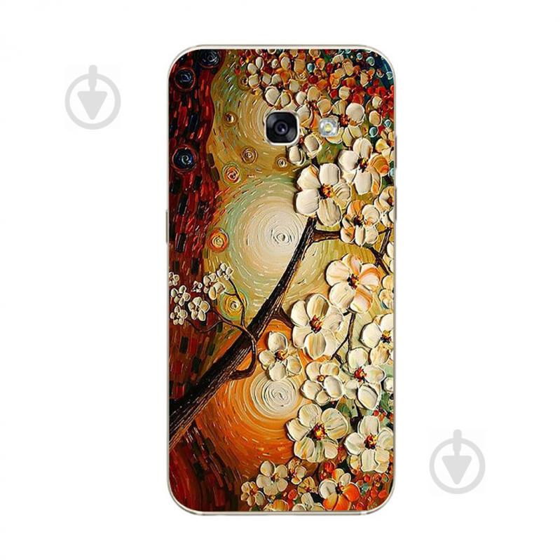 Чехол с рисунком Printed Silicone для Samsung A320 Galaxy A3 2017 Цвет Яблони (hub_cQEE45435)