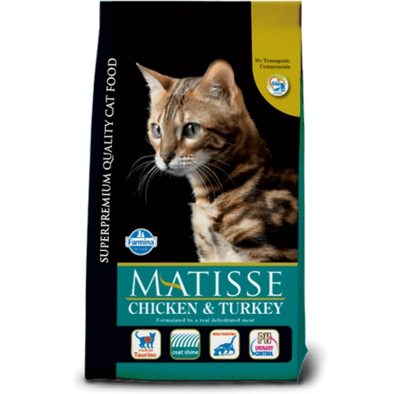 Корм сухой Farmina Matisse Chicken & Turkey для взрослых кошек курица и индейка 10 кг (2998381732) Корм сухой Farmina Matisse Chicken & Turkey для взрослых кошек курица и индейка 10 кг (2998381732)