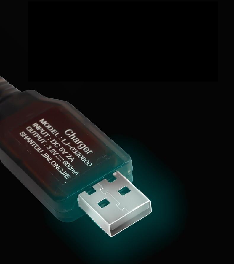 Зарядное устройство для аккумулятора радиоуправляемой модели Li-Po Li-ion USB 9,6V 600 mAh SM 6P - фото 3