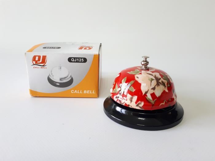 Звонок для официант/ресепшн настольный металлический 8,5х4,5 см (438595227) - фото 3 Звонок для официант/ресепшн настольный металлический 8,5х4,5 см (438595227) - фото 3