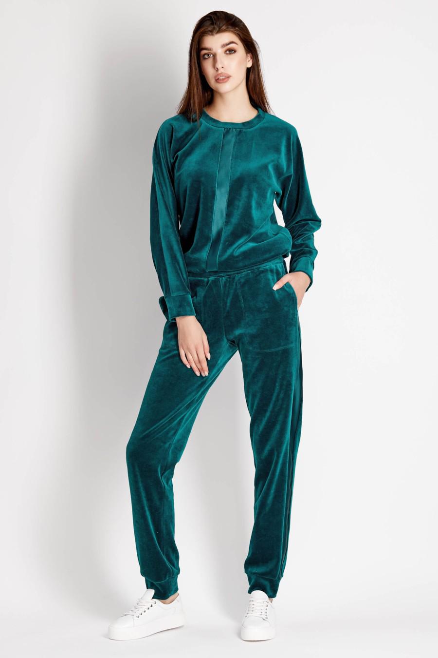 Комплект Anabel Arto джемпер/брюки р. 50/XXL Изумрудный (35088/76532) Комплект Anabel Arto джемпер/брюки р. 50/XXL Изумрудный (35088/76532)
