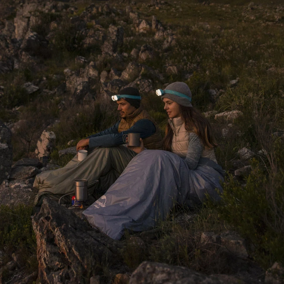 Спальний мішок Naturehike LW180 Mini NH21MSD04 лівий XL Темно-зелений (6975641884361) - фото 6