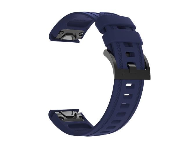 Ремінець для смарт-годинників Silicone Line Strap для Garmin Fenix ​​6S/6S Pro/7s/7s Pro/Instinct 2S 20 мм Синій