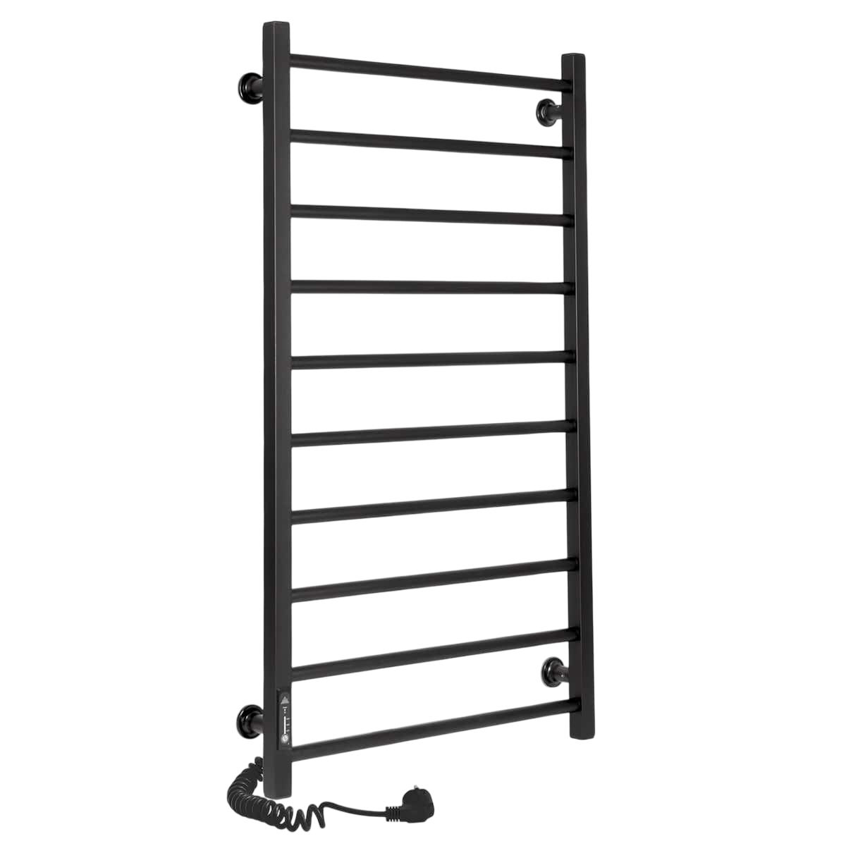 Полотенцесушитель электрический Laris Альфа ЧФЧ10 900x500 мм вертикальный Черный (AKV-73207629)