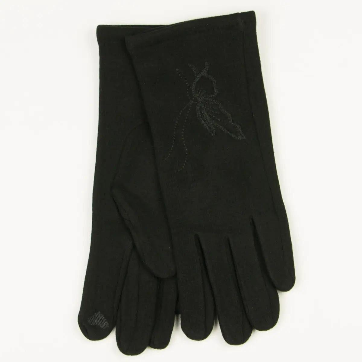 Рукавички жіночі трикотажні на плюші L (№ 19-1-3/3)