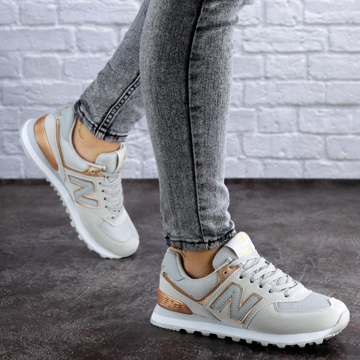 Кроссовки женские Fashion р. 36 23 см Серый (1992)