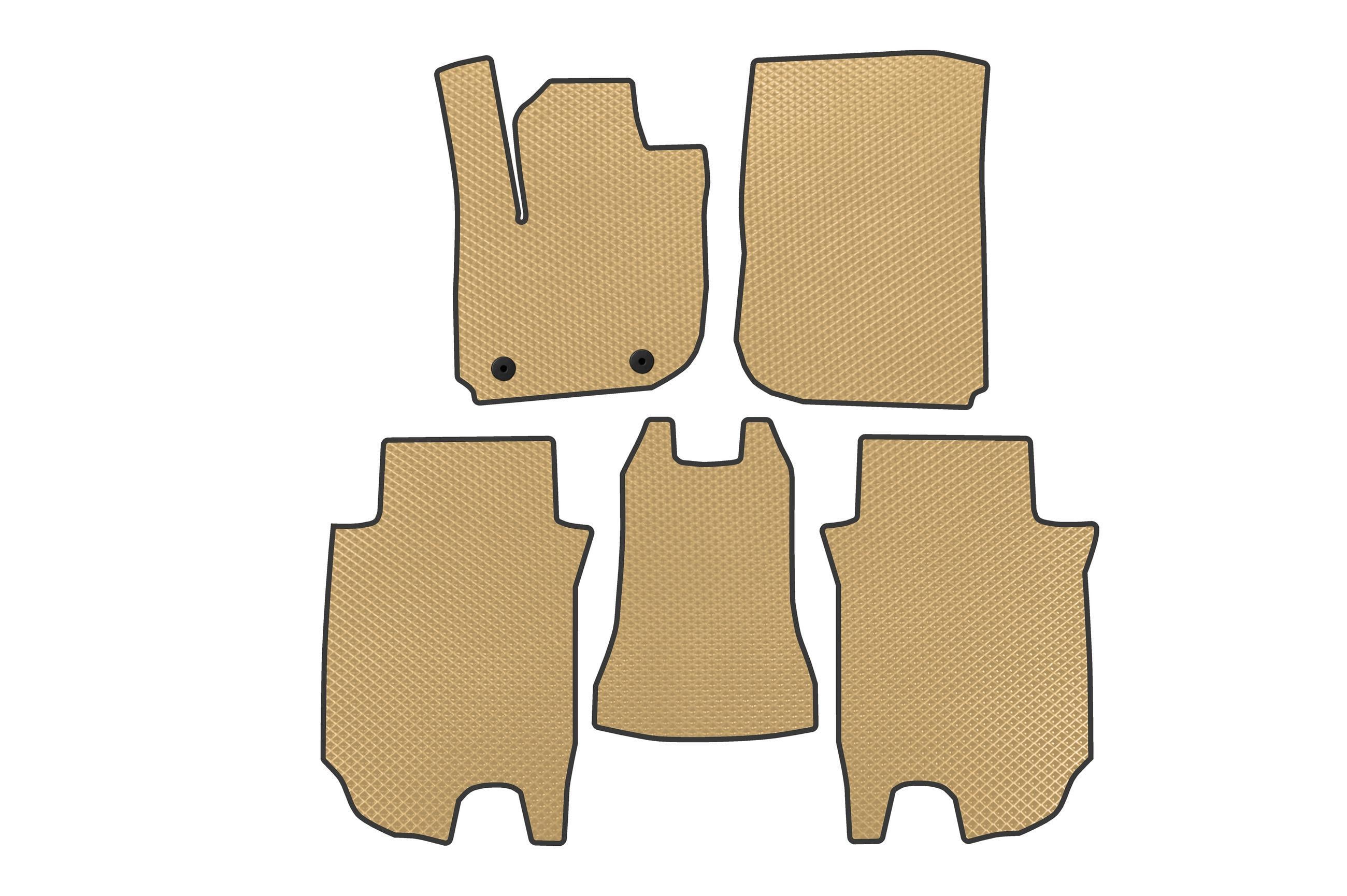 Коврики в автомобиль EVA Digital Designs для Honda HR-V 2021- гг. этилвинилацетат Бежевый (183667)