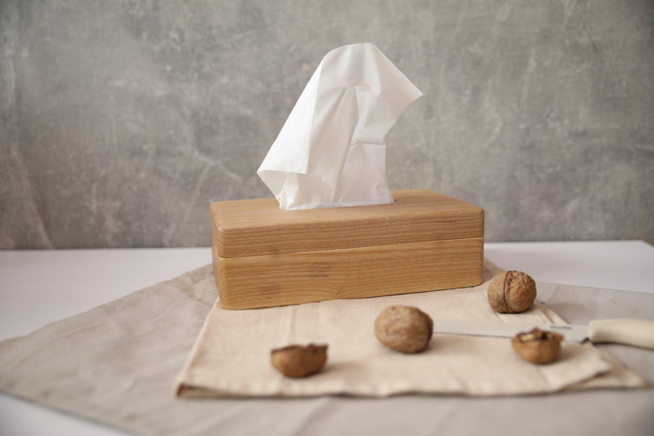 Серветниця на магнітах дерев'яна Дуб 23х13,5х7 см (WDK-32.2)