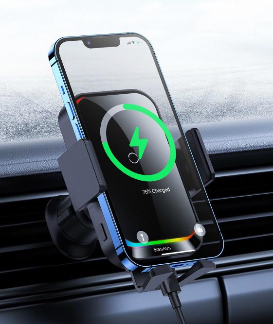 Держатель для телефона UGREEN CD256 Wireless Car Charger с беспроводной зарядкой (1860859246) - фото 2 Держатель для телефона UGREEN CD256 Wireless Car Charger с беспроводной зарядкой (1860859246) - фото 2