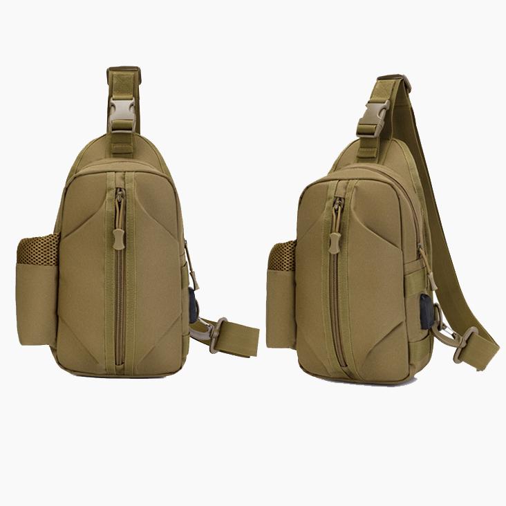 Сумка через плечо водонепроницаемая на 4 кармана Койот (457544) - фото 3 Сумка через плечо водонепроницаемая на 4 кармана Койот (457544) - фото 3